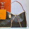 M46197 Reversible Leather Louis Vuitton CarryAll Medium Bag