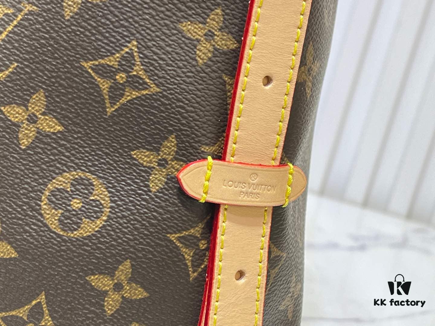 M46197 Reversible Leather Louis Vuitton CarryAll Medium Bag
