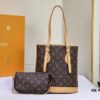69303af7f09edb6de4c4d185 Vintage Yellow Skin High-Quality Original Style Louis Vuitton LV New Women's Shoulder Bag, Drum Bag M42238, Mother-and-Child Bag Design, Practical and Premium Craftsmanship, 23*26*16cm