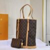 69303b01f09edb6de4c4d194 Vintage Crocodile Pattern Wax Leather 🔥 M42236 Large Size Authentic Item High-End Quality Highly Acclaimed Mother-and-Child Bag Extremely Practical Louis Vuitton Matched Interior Original Order Version Louis Vuitton LV New Women's Shoulder Bag Round Barrel Bag