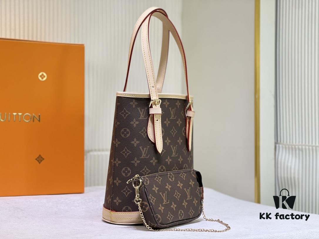 69303b0cf09edb6de4c4d1a3 Color-Changing Yellow Leather Bag 🔥 Authentic Quality, High-End Craftsmanship, Excellent Reputation, Mother-and-Child Pouch Design, Extremely Practical, Louis Vuitton-Style Interior, Original Sample Cut, New LV Women's Shoulder Bag, Round Bucket Bag M42238, Size 23*26*16cm 💪💪💪