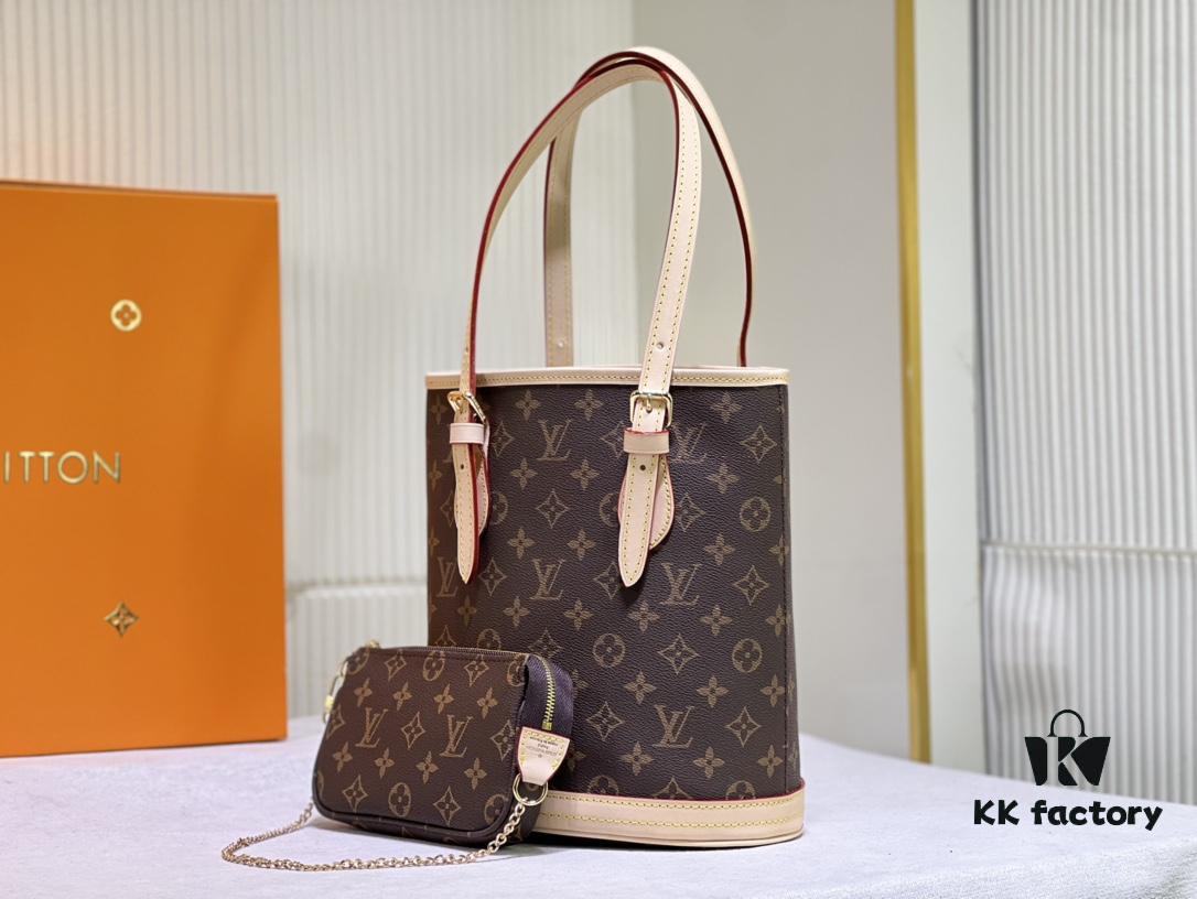 69303b0ff09edb6de4c4d1ab Color-Changing Yellow Leather Bag 🔥 Authentic Quality, High-End Craftsmanship, Excellent Reputation, Mother-and-Child Pouch Design, Extremely Practical, Louis Vuitton-Style Interior, Original Sample Cut, New LV Women's Shoulder Bag, Round Bucket Bag M42238, Size 23*26*16cm 💪💪💪