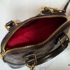 69303b1ef09edb6de4c4d1c3 Upgraded Original 【Louis Vuitton Alma Nano Shell Handbag】M82717 Monogram Coffee Check Mini Shell Bag Series