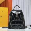 69303b25f09edb6de4c4d1cf M12587 M11119 M111118 Small Montsouris Backpack in Shiny Lambskin with Monogram Details