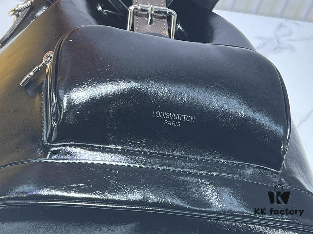 69303b2cf09edb6de4c4d1dd M12587 M11119 M111118 Small Montsouris Backpack in Shiny Lambskin with Monogram Details