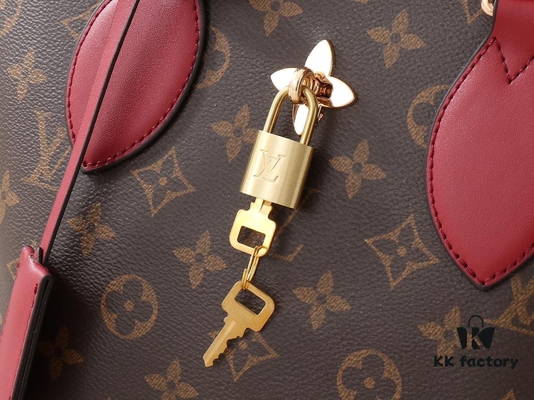 69303b4bf09edb6de4c4d210 Large 180, Small Upgraded Original Version M44351 M44350 M44359 FlowerBB Zip Tote Bag