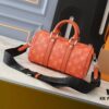 69303b75f09edb6de4c4d24e Upgraded Original N100105 Checkered Green M20900, M46271 Black Floral, M31044 Orange, M11542 Classic Monogram, M24849 Monogram Multicolored Dahlia - Keepall 25