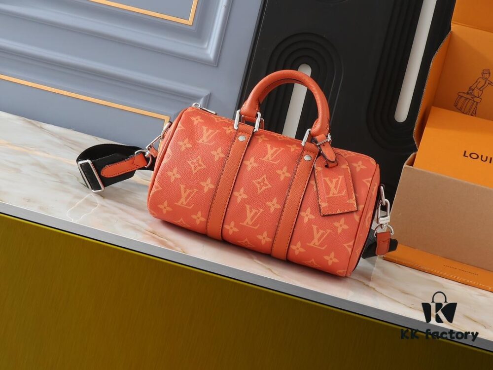69303b77f09edb6de4c4d253 Upgraded Original N100105 Checkered Green M20900, M46271 Black Floral, M31044 Orange, M11542 Classic Monogram, M24849 Monogram Multicolored Dahlia - Keepall 25