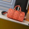 69303b77f09edb6de4c4d253 Upgraded Original N100105 Checkered Green M20900, M46271 Black Floral, M31044 Orange, M11542 Classic Monogram, M24849 Monogram Multicolored Dahlia - Keepall 25