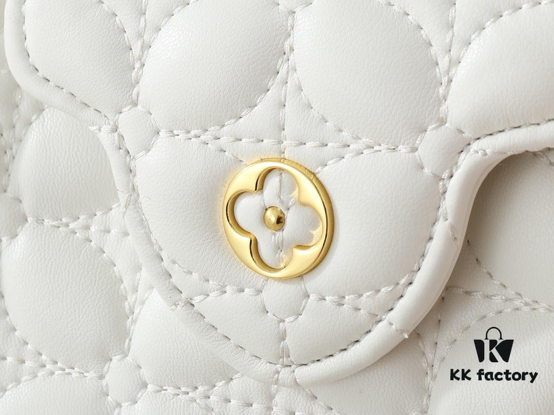 69303b7cf09edb6de4c4d25a Upgraded Original M23998 M239990 Monogram Embroidered Floral Pattern on Elegant Quilting for Capucines Mini Handbag