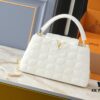 69303b7ff09edb6de4c4d260 Upgraded Original M23999 M23998 Monogram Embroidered Floral Capucines BB Handbag
