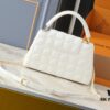 69303b80f09edb6de4c4d261 Upgraded Original M23999 M23998 Monogram Embroidered Floral Capucines BB Handbag