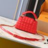 69303b85f09edb6de4c4d268 Upgraded Original M23998 M239990 Monogram Embroidered Floral Capucines Mini Bag