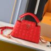 69303b86f09edb6de4c4d26c Upgraded Original M23998 M239990 Monogram Embroidered Floral Capucines Mini Bag