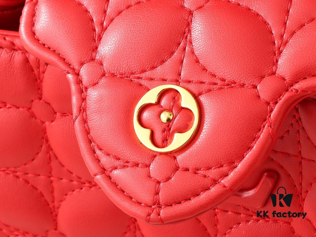 69303b88f09edb6de4c4d26d Upgraded Original M23998 M239990 Monogram Embroidered Floral Capucines Mini Bag