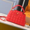 69303b8bf09edb6de4c4d273 Upgraded Original M23999 M23998 Monogram Embroidered Floral Capucines BB Handbag