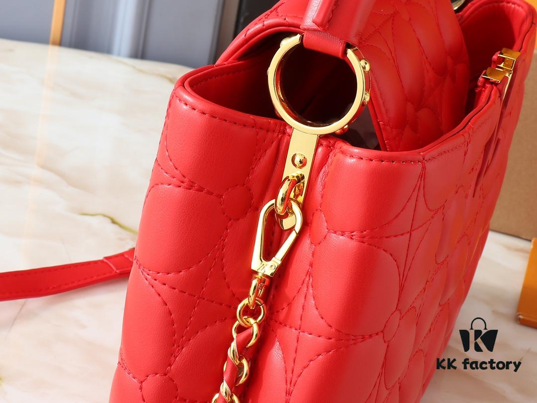 69303b8df09edb6de4c4d277 Upgraded Original M23999 M23998 Monogram Embroidered Floral Capucines BB Handbag