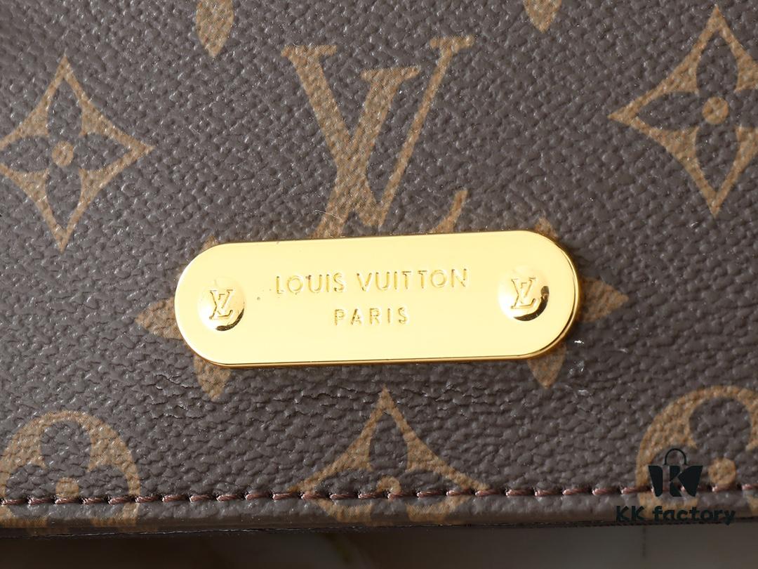Upgraded Original Version [M82509 Monogram] Lily Wallet on Chain