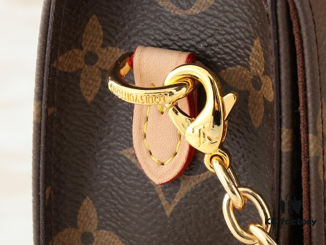 Upgraded Original Version [M82509 Monogram] Lily Wallet on Chain