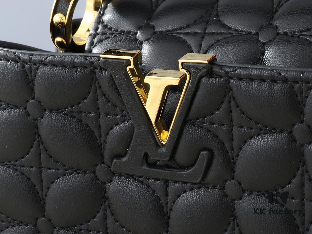 69303bb4f09edb6de4c4d2ab Upgraded Original M23998 M239990 Capucines Mini Bag with Monogram Embroidered Floral on Elegant Quilting