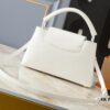 69303bc9f09edb6de4c4d2cb Upgraded Original M23958 M23957 Crocodile Texture Capucines Medium Handbag