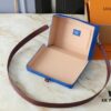 69303c00f09edb6de4c4d325 Upgraded Original M24455 Blue Green Yellow Medium Shopper Handbag