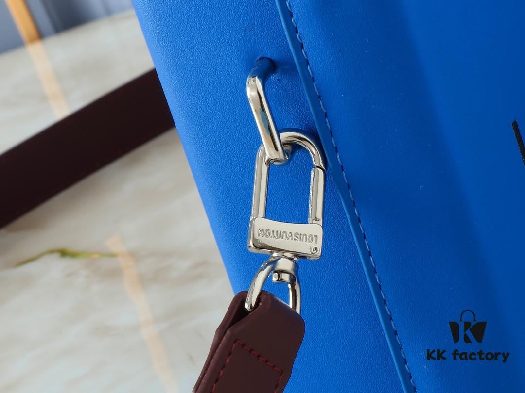 69303c03f09edb6de4c4d32a Upgraded Original M24455 Blue Green Yellow Medium Shopper Handbag