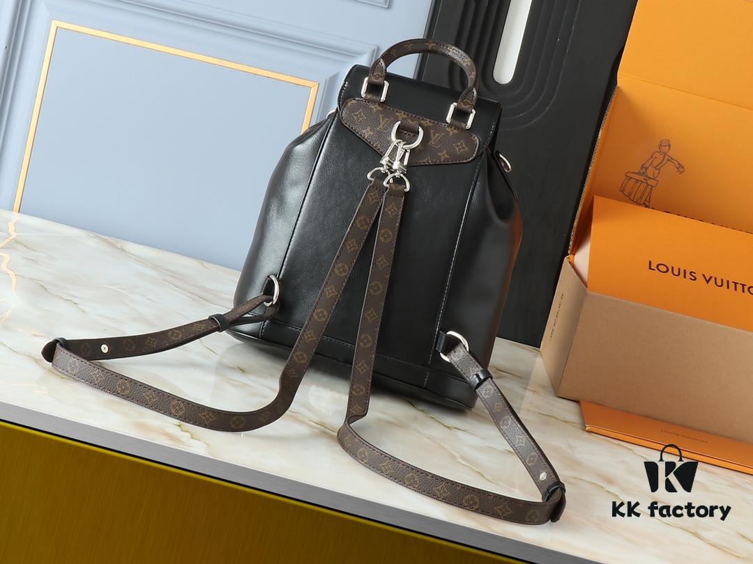 69303c15f09edb6de4c4d345 Upgraded Original M12587 ✨【Montsouris Small Backpack】M12587 Black Leather