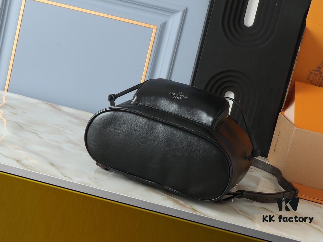 69303c16f09edb6de4c4d346 Upgraded Original M12587 ✨【Montsouris Small Backpack】M12587 Black Leather