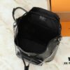 69303c1af09edb6de4c4d34f Upgraded Original M12587 ✨【Montsouris Small Backpack】M12587 Black Leather