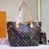 M40156 M40995 [Latest Colorful Print] Louis Vuitton Reimagined Neverfull Classic Handbag