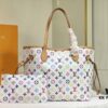 69303c4ff09edb6de4c4d397 M40156 M40995 Latest Colorful Print Louis Vuitton Reimagined Neverfull Classic Handbag