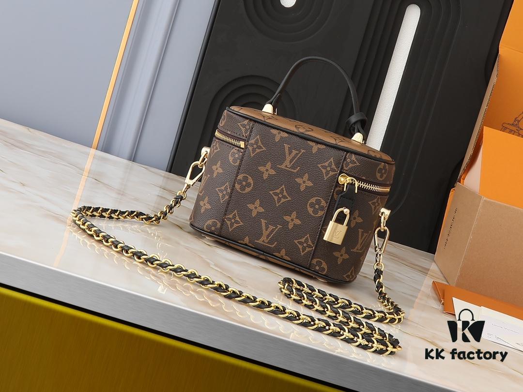 69303c62f09edb6de4c4d3b1 Upgraded Original M47128 M45165 Nicolas Ghesquière Reimagines LV Travel Heritage with Monogram and Monogram Reverse Canvas Nice Cosmetic Case