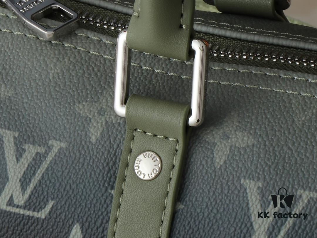 69303ca9f09edb6de4c4d41b Upgraded Original M11591 Gradient Green M46271 Gray Floral 11542 Vintage Flower Keepall 25 Pillow Bag