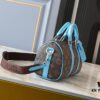 69303ceef09edb6de4c4d462 Upgraded Original M12609 Yellow Vintage Pattern, Blue Vintage Pattern, M11595 Gradient Gray, M46271 Black Pattern - This Keepall 25 Bag is Crafted from Monogram Eclipse Reverse Canvas, Elegantly Reinterpreting the Louis Vuitton Classic Motif