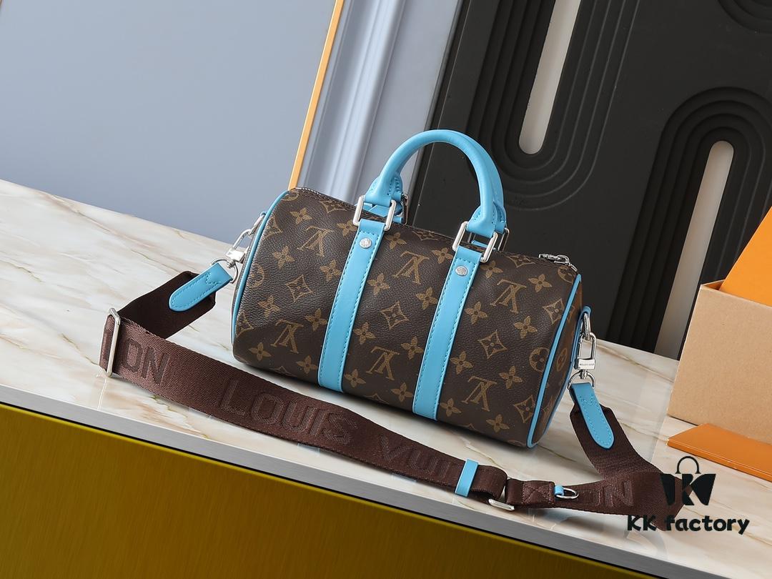 69303ceff09edb6de4c4d463 Upgraded Original M12609 Yellow Vintage Pattern, Blue Vintage Pattern, M11595 Gradient Gray, M46271 Black Pattern - This Keepall 25 Bag is Crafted from Monogram Eclipse Reverse Canvas, Elegantly Reinterpreting the Louis Vuitton Classic Motif