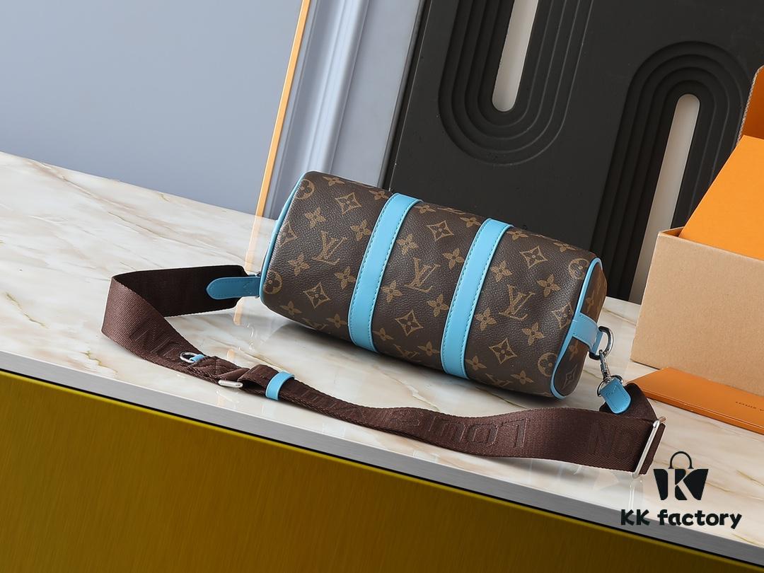 69303ceff09edb6de4c4d464 Upgraded Original M12609 Yellow Vintage Pattern, Blue Vintage Pattern, M11595 Gradient Gray, M46271 Black Pattern - This Keepall 25 Bag is Crafted from Monogram Eclipse Reverse Canvas, Elegantly Reinterpreting the Louis Vuitton Classic Motif