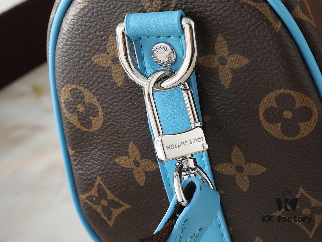69303cf1f09edb6de4c4d466 Upgraded Original M12609 Yellow Vintage Pattern, Blue Vintage Pattern, M11595 Gradient Gray, M46271 Black Pattern - This Keepall 25 Bag is Crafted from Monogram Eclipse Reverse Canvas, Elegantly Reinterpreting the Louis Vuitton Classic Motif