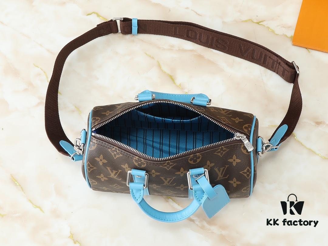 69303cf3f09edb6de4c4d468 Upgraded Original M12609 Yellow Vintage Pattern, Blue Vintage Pattern, M11595 Gradient Gray, M46271 Black Pattern - This Keepall 25 Bag is Crafted from Monogram Eclipse Reverse Canvas, Elegantly Reinterpreting the Louis Vuitton Classic Motif
