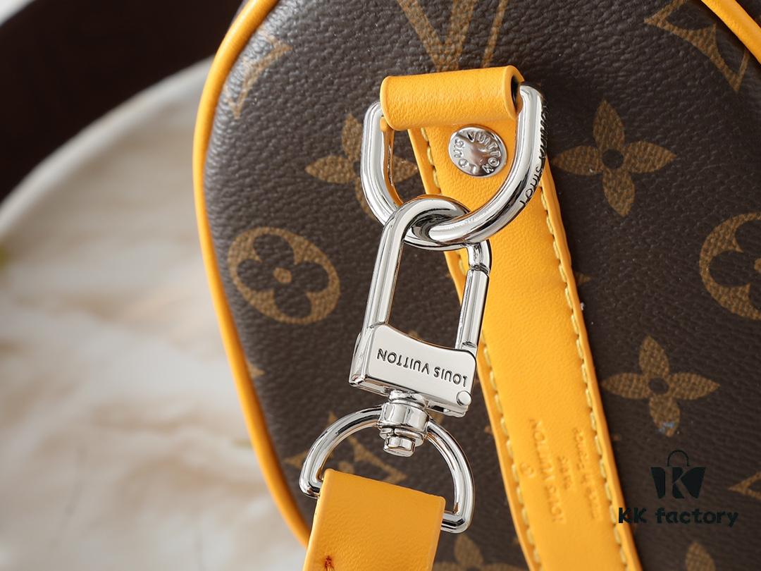 69303cf9f09edb6de4c4d46e Upgraded Original M12609 Yellow Monogram, Blue Monogram, M11595 Gradient Gray, M46271 Black Monogram - Keepall 25 Bag