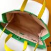 69303d09f09edb6de4c4d480 M24457 Yellow Green Blue Top Quality Original Order This Medium Shopper Handbag Draws Inspiration from Louis Vuitton's Shopping Bag Featuring 'Louis Vuitton' and 'Maison Fondée En 1854' Embossed on Soft Cowhide Leather with Top Handles and Detachable Shoulder Strap 40.0 x 32.0 x 16.0 cm (L x H x W)