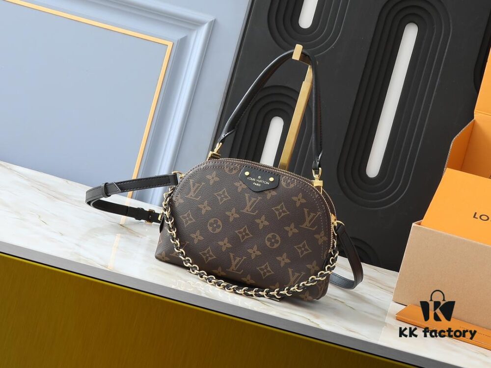 69303d13f09edb6de4c4d48f Upgraded Original M12996 LV Crescent Dual-Zip Handbag