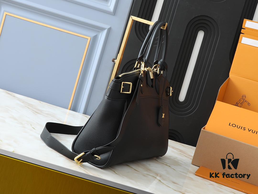 69303d18f09edb6de4c4d496 Upgraded Original Lock It MM Bag in M11214 Green, M22914 Black, M22925 Brown, M23061 Beige, M22927 Grayish Brown