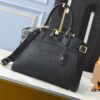 69303d18f09edb6de4c4d497 Upgraded Original Lock It MM Bag in M11214 Green, M22914 Black, M22925 Brown, M23061 Beige, M22927 Grayish Brown