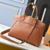 69303d21f09edb6de4c4d4a0 Upgraded Original Lock It MM Bag in M11214 Green, M22914 Black, M22925 Brown, M23061 Beige, M22927 Greyish Brown
