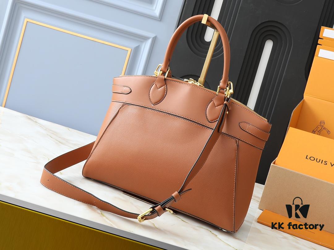 69303d21f09edb6de4c4d4a0 Upgraded Original Lock It MM Bag in M11214 Green, M22914 Black, M22925 Brown, M23061 Beige, M22927 Greyish Brown