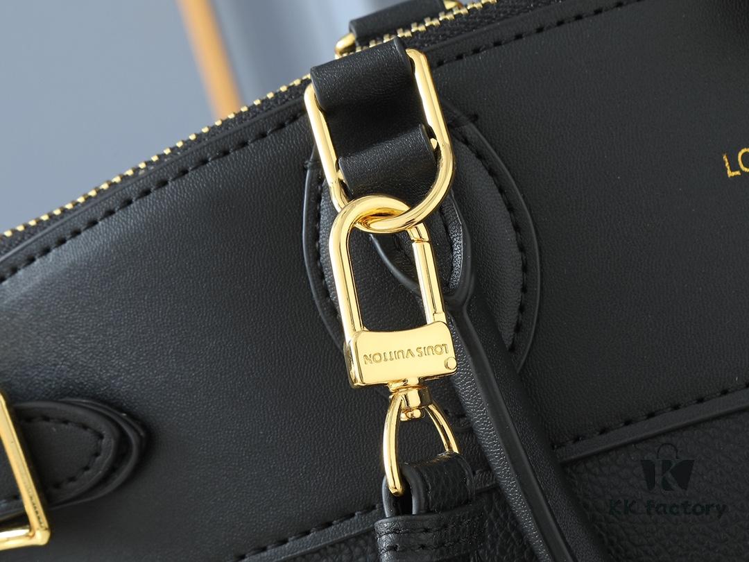 69303d25f09edb6de4c4d4a3 Upgraded Original Lock It MM Bag in M11214 Green, M22914 Black, M22925 Brown, M23061 Beige, M22927 Grayish Brown
