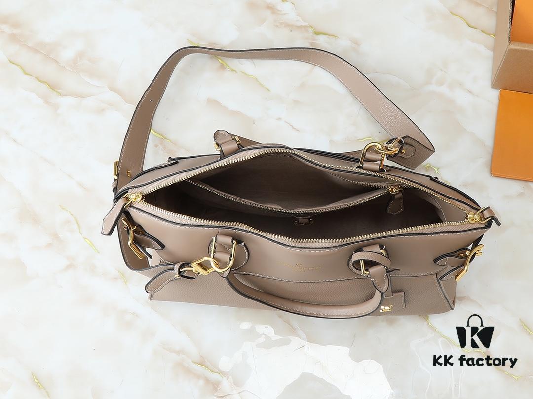 69303d2ef09edb6de4c4d4ae Upgraded Original Lock It MM Bag in M11214 Green, M22914 Black, M22925 Brown, M23061 Beige, M22927 Grayish Brown