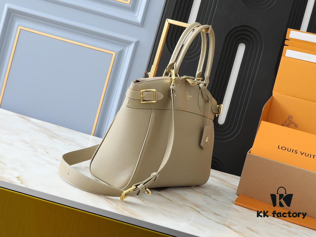 69303d30f09edb6de4c4d4b0 Upgraded Original Lock It MM Bag in M11214 Green, M22914 Black, M22925 Brown, M23061 Off-White, M22927 Greige