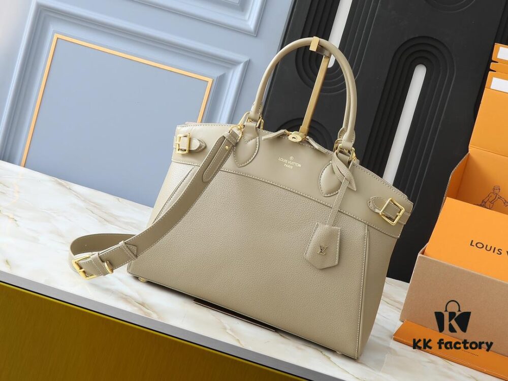 69303d33f09edb6de4c4d4b4 Upgraded Original Lock It MM Bag in M11214 Green, M22914 Black, M22925 Brown, M23061 Off-White, M22927 Greige